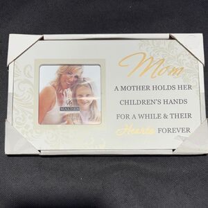 Malden White and Gold Picture Frame